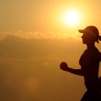 Mujer corriendo