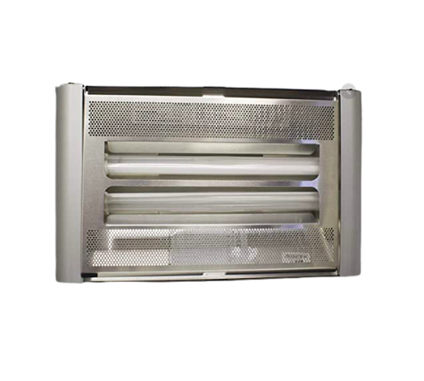 Trampa de luz de Aluminio 5052H32 con acabados en negro, 15 y 36 watts; 1 lampara, con potencia: 72 W (2 bombillas de 36 o de 15W UV)